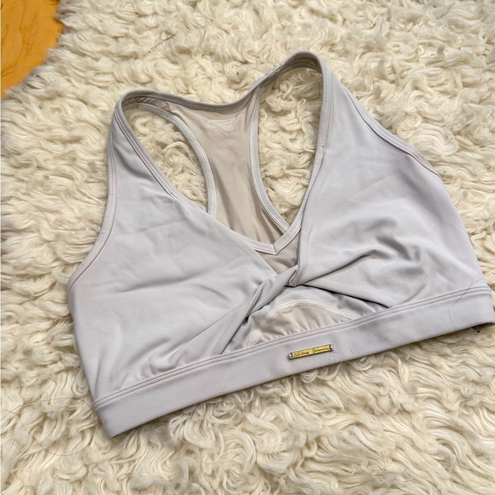 GYMSHARK WHITNEY SIMMONS white sports bra size small